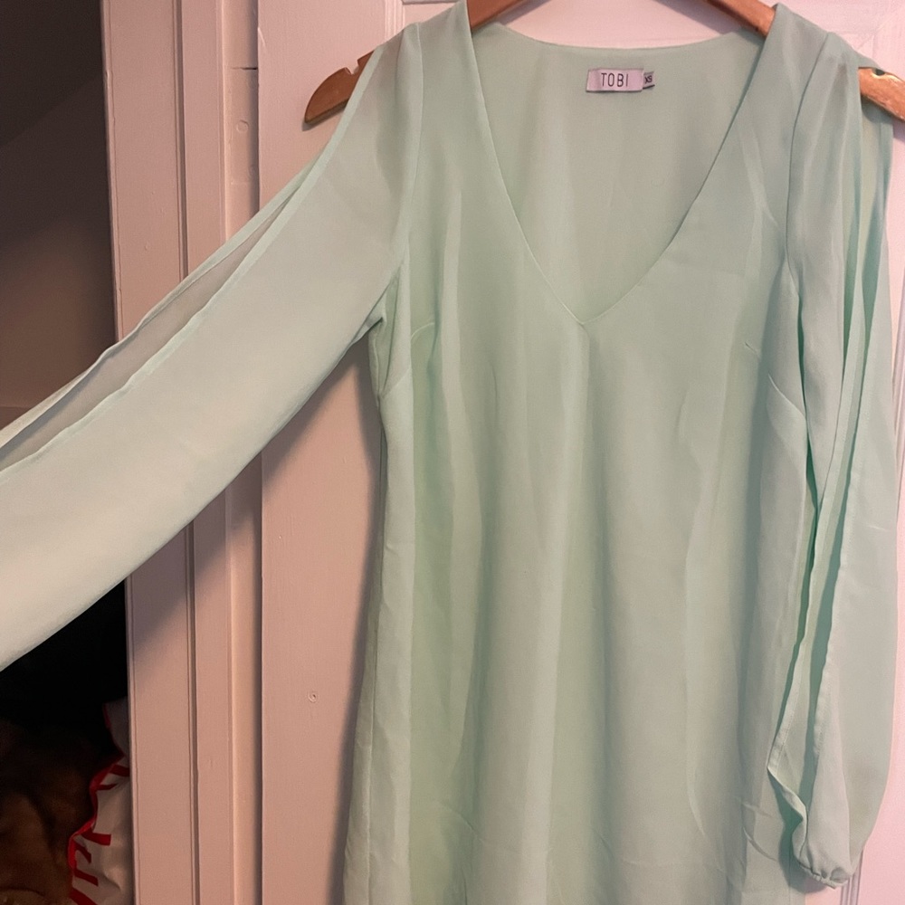 Tobi Summer Long Sleeve Cutout Dress